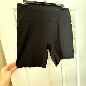 aerie Black High-Waist Bike Shorts goals
